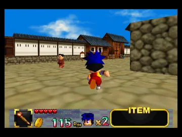 Mystical Ninja Starring Goemon (Europe) screen shot game playing